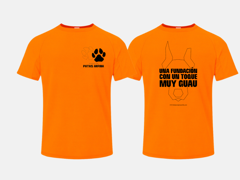 Camiseta técnica naranja