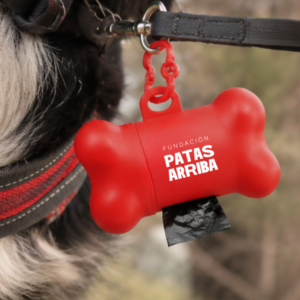 Huesito con bolsas para perros