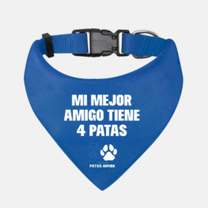 Pañuelo para peludos azul